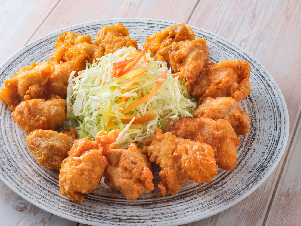 アマタケイチオシフランス赤鶏唐揚げ