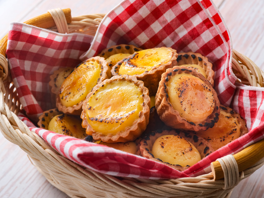 アマタケのおいしいたまごを使ったエッグタルト