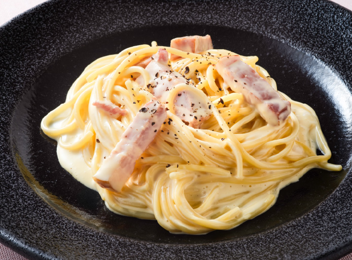 カルボナーラ×八重樫牛乳